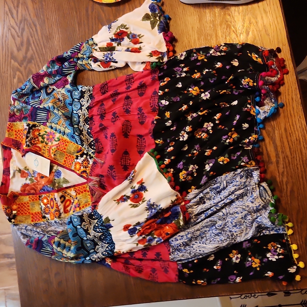 Amanda's, womens size XXL blouse, multicolored